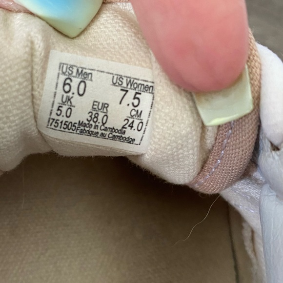 Vans Old Skool Off the Wall Sneakers canvas lace up in Honey Peach (faded pink) - Picture 7 of 7